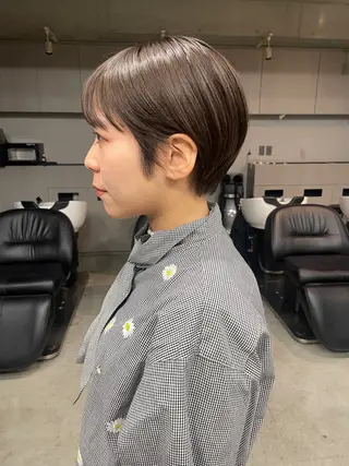 ショート カラー 表参道/赤み無し 透明感 colorのヘアスタイル