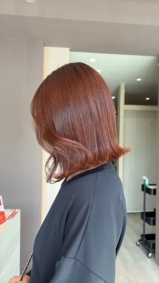 ミディアム カラー 岐阜/各務原 スタイリスト🎀のヘアスタイル