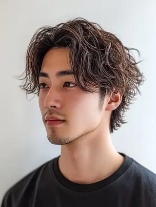 メンズ NANAMI/海外風 レイヤー/ボブのヘアスタイル