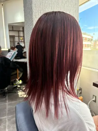 セミロング 長内  大明のヘアスタイル