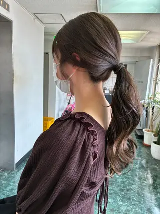 ロング nara misakiのヘアスタイル