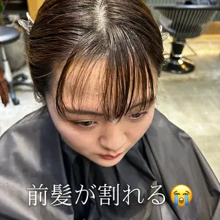 ボブ・レイヤー 田中 励也のヘアスタイル
