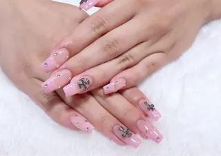 ネイル 長さだし/持込/ ins風ネイル/Umのネイルデザイン