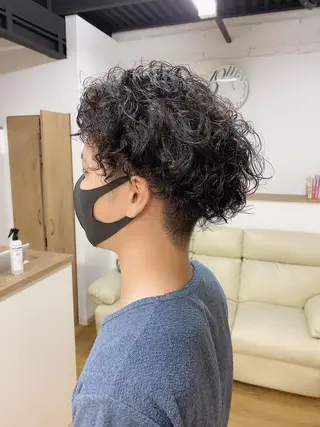 パーマ メンズ サロン・ド・ソワ所属・サロン ド ソワのヘアスタイル