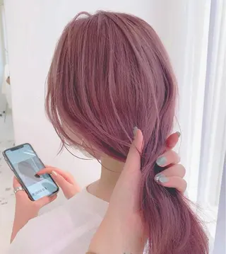 ロング カラー Mu所属・Mu ミューのヘアスタイル