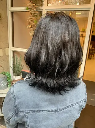 ミディアム カラー 店長担当🌟 矢吹ガブリエル🌟のヘアスタイル