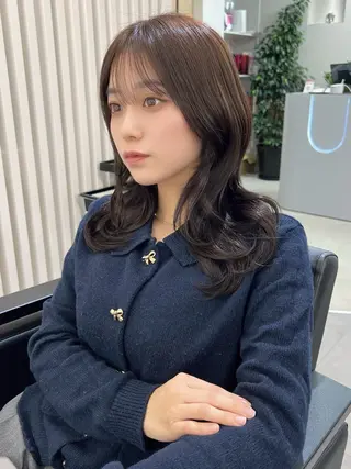 ミディアム カラー SOA 髪質改善 京都三条河原町 【ソア】所属・レイヤー/髪質改善 SOA大槻 純也のヘアスタイル