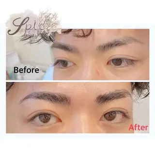 メンズ マツエク・マツパ アイブロウ Eyelist nakaseのマツエク・マツパデザイン
