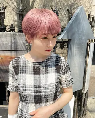 ショート カラー FILMS所属・宮城 星のヘアスタイル