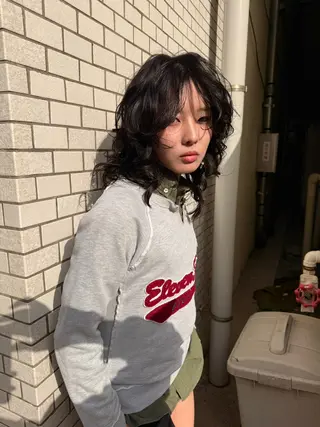 ミディアム 五島 拓海のヘアスタイル