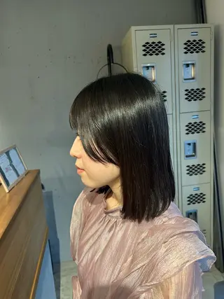 ミディアム まるやま ゆいかのヘアスタイル