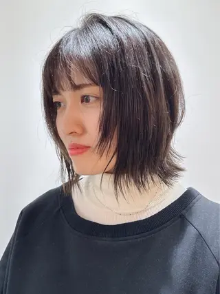ミディアム モリオフロムロンドン原宿本店所属・ショート/ボブ/ハイ トーン/Nanahaのヘアスタイル