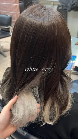 カラー しずく🤍🧸 / fifthパーマのヘアスタイル