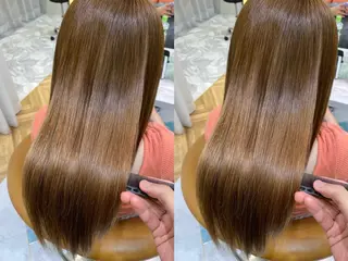 ロング 艶カラー美髪縮毛矯正 /髪質改善✨️ユウキのヘアスタイル