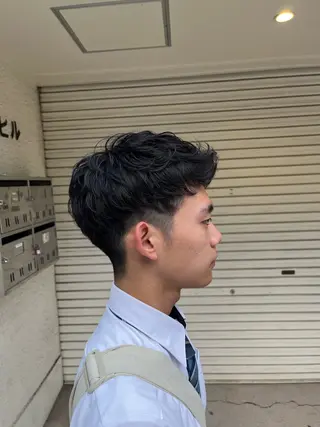 パーマ メンズ FIX hair所属・ボブパーマ/ ウルフパーマ原科🪴のヘアスタイル