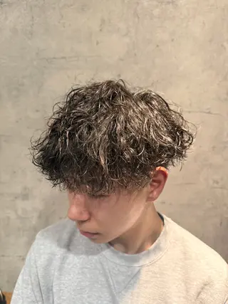 パーマ メンズ 中川歩　髪質改善 ツヤカラー【横浜】のヘアスタイル