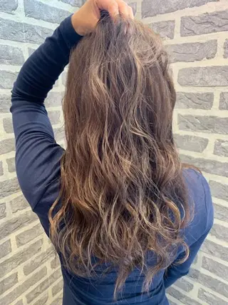 ミディアム カラー パーマ Earth岩槻店 YAGIのヘアスタイル