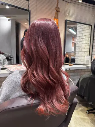 ロング ハイトーンカラー/ 田中和磨のヘアスタイル