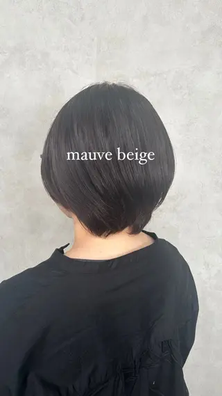 ショート カラー 💎色落ち綺麗に白肌 ラベンダー💎りんのヘアスタイル