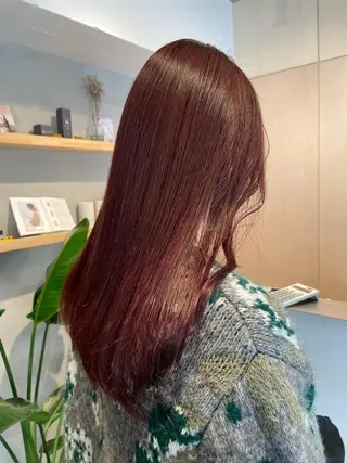 セミロング カラー SALOWIN下北沢所属・hazuki 🌝のヘアスタイル