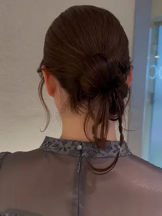 セミロング ayu omochaのヘアスタイル