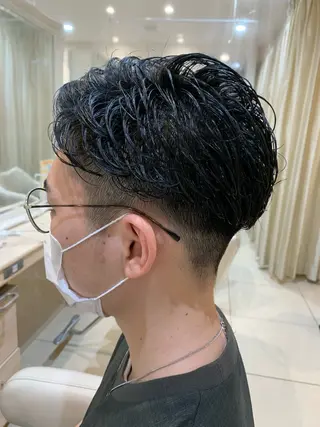 パーマ メンズ オージュアソムリエ 遠藤大河のヘアスタイル