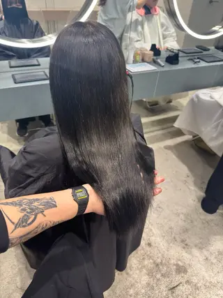 ミディアム カラー 立川/ブリーチ/ 髪質改善/西川翔真のヘアスタイル