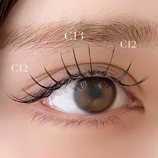 マツエク・マツパ しみず🌙💭 ぱっちり束感/横浜のマツエク・マツパデザイン