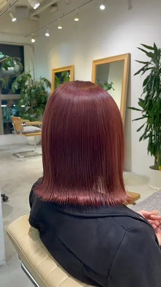 ミディアム カラー 🎀 liz🎀のヘアスタイル