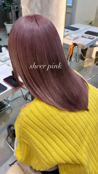 セミロング 本田 奈穂美のヘアスタイル