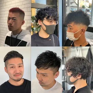 ショート カラー パーマ メンズ マツエク・マツパ Mel hair design所属・Mel【千葉中央】 サイトウのヘアスタイル