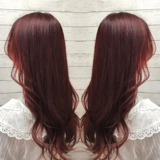 ロング カラー 韓国ヘア🤍髪質改善 🇰🇷AKANEのヘアスタイル