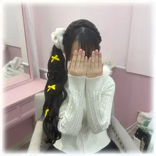 ヘアアレンジ 秋葉原コットン所属・ヘアセット 🤍AIRA🤍のヘアスタイル