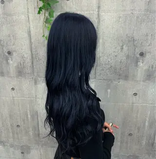 ロング カラー r i n k aのヘアスタイル