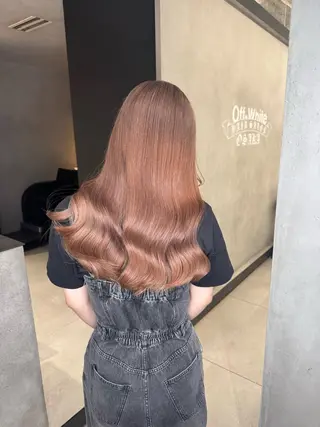 カラー オフホワイト大阪店（off white）所属・LENA🎀 ハイトーン/エクステのヘアスタイル