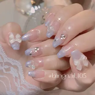 ネイル 23時まで❤︎韓国、 ワンホンネイルのネイルデザイン