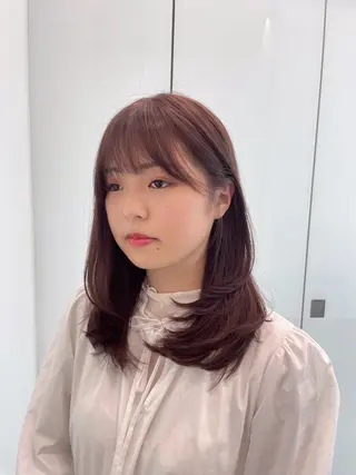 ロング 似合わせカット‪// 鶴我万唯華のヘアスタイル