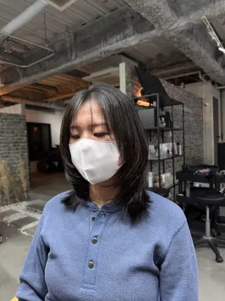 ミディアム LUAU Ao所属・韓国ヘア/梅田 / shiinaのヘアスタイル