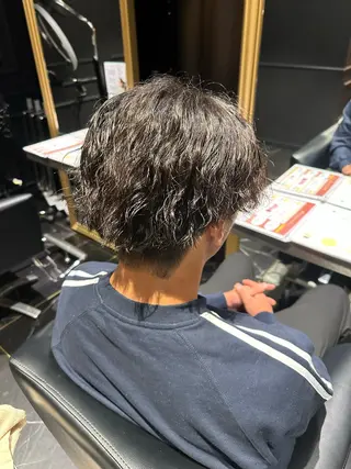 パーマ メンズ 佐々木やすは/ レディースモデル募集のヘアスタイル