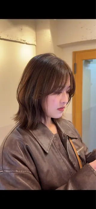 ミディアム 柔らかい透明感カラー ♡Chihiroのヘアスタイル