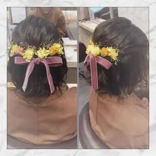ヘアアレンジ ヘアセット/着付け 𓇼 松本 夏美𓇼のヘアスタイル