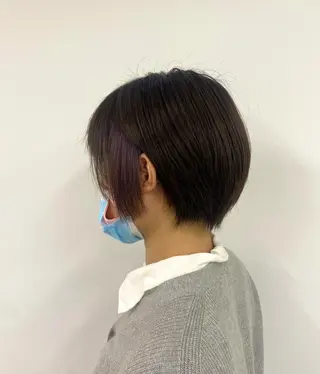 ショート カラー Aujuaソムリエ 🎨‎♡HARUのヘアスタイル