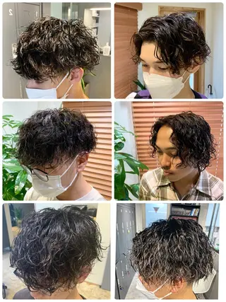 ミディアム 園田 将士のヘアスタイル