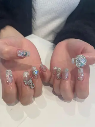 ネイル 束感まつ毛/ネイル/ LED♥KIRARAのマツエク・マツパデザイン