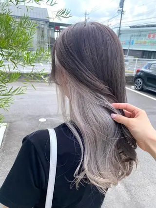 ロング カラー 艶髪・透明感カラー・ 韓国ヘア・Yuriのヘアスタイル