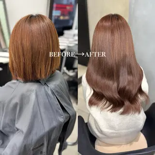 ロング 大阪 梅田/ ハイトーン/エクステのヘアスタイル