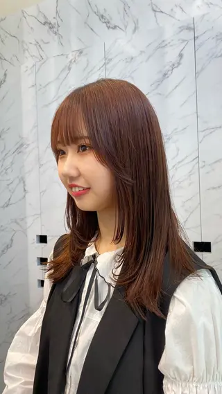 ロング マツザキ マナトのヘアスタイル