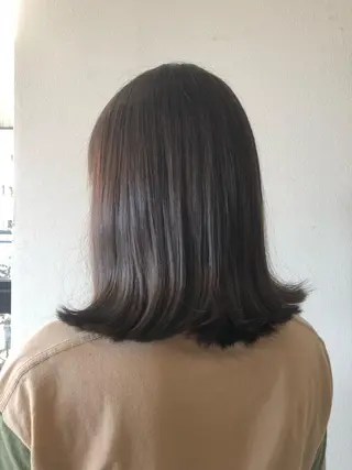 ミディアム 森本　舞✴︎ 似合わせパーマのヘアスタイル