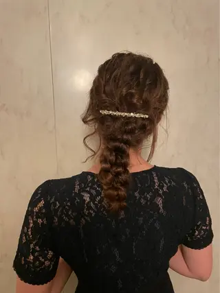 ロング ヘアアレンジ oggi西新所属・ゆい/メンズカット/ ショート/レイヤーのヘアスタイル