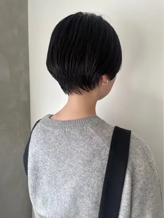 ショート 🫒🫒ブリーチなし 艶カラー🫒ヤマシロのヘアスタイル